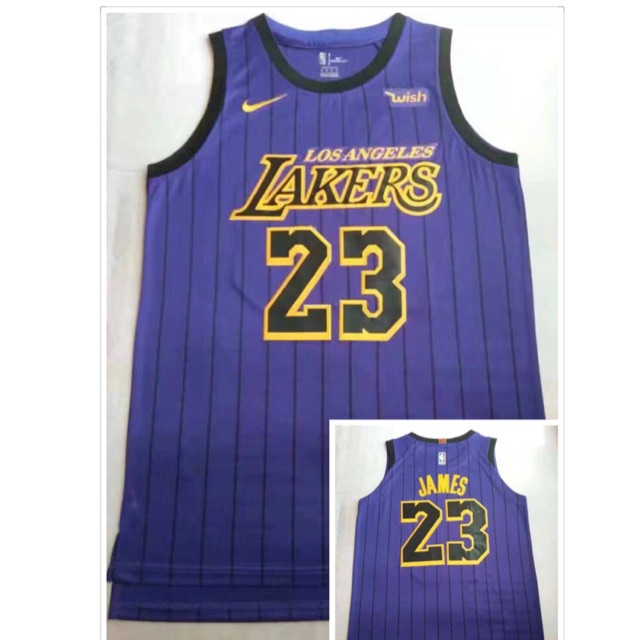 the city lakers jersey