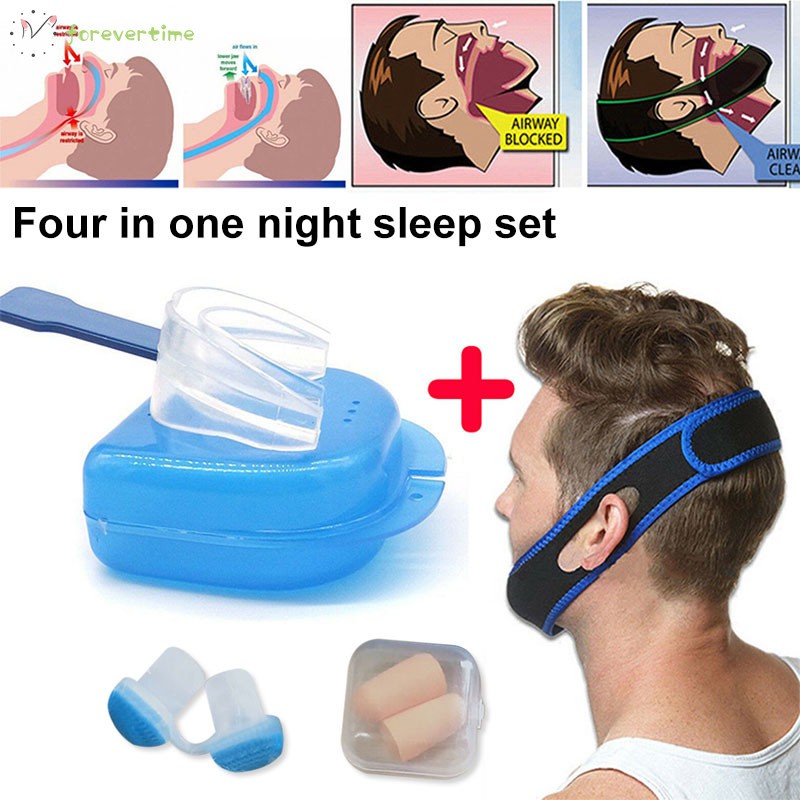 Sleep Apnea Night Guard Kit Stop Snoring Mouth Piece Anti Snore