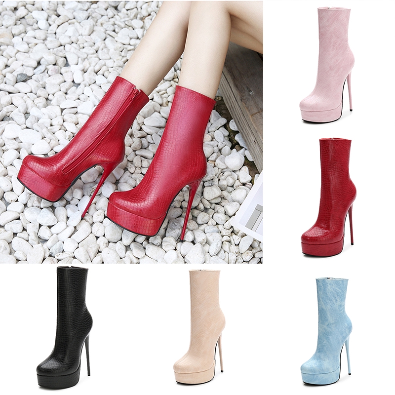 plus size heel boots