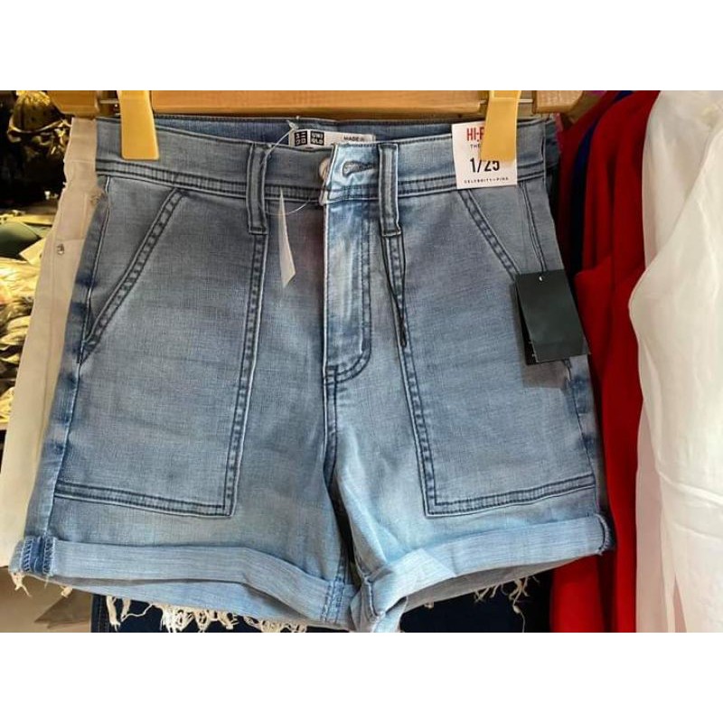 uniqlo high waisted shorts