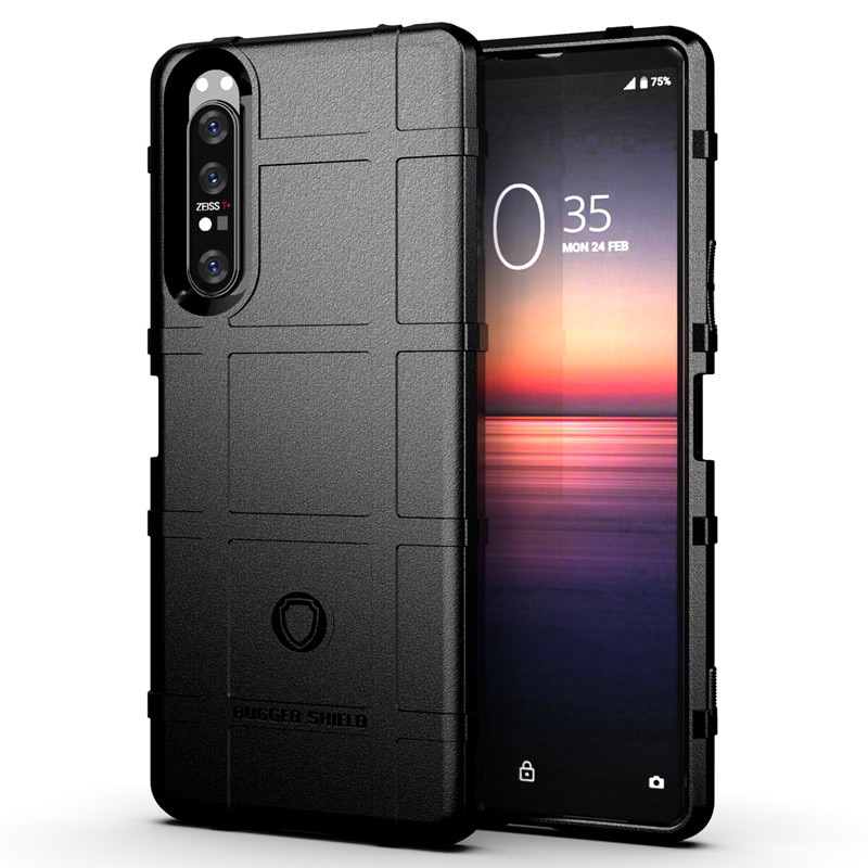 Sony Xperia 1 II Case Soft Silicone Rugged Shield Shockproof Armor Protective Back Cover Case