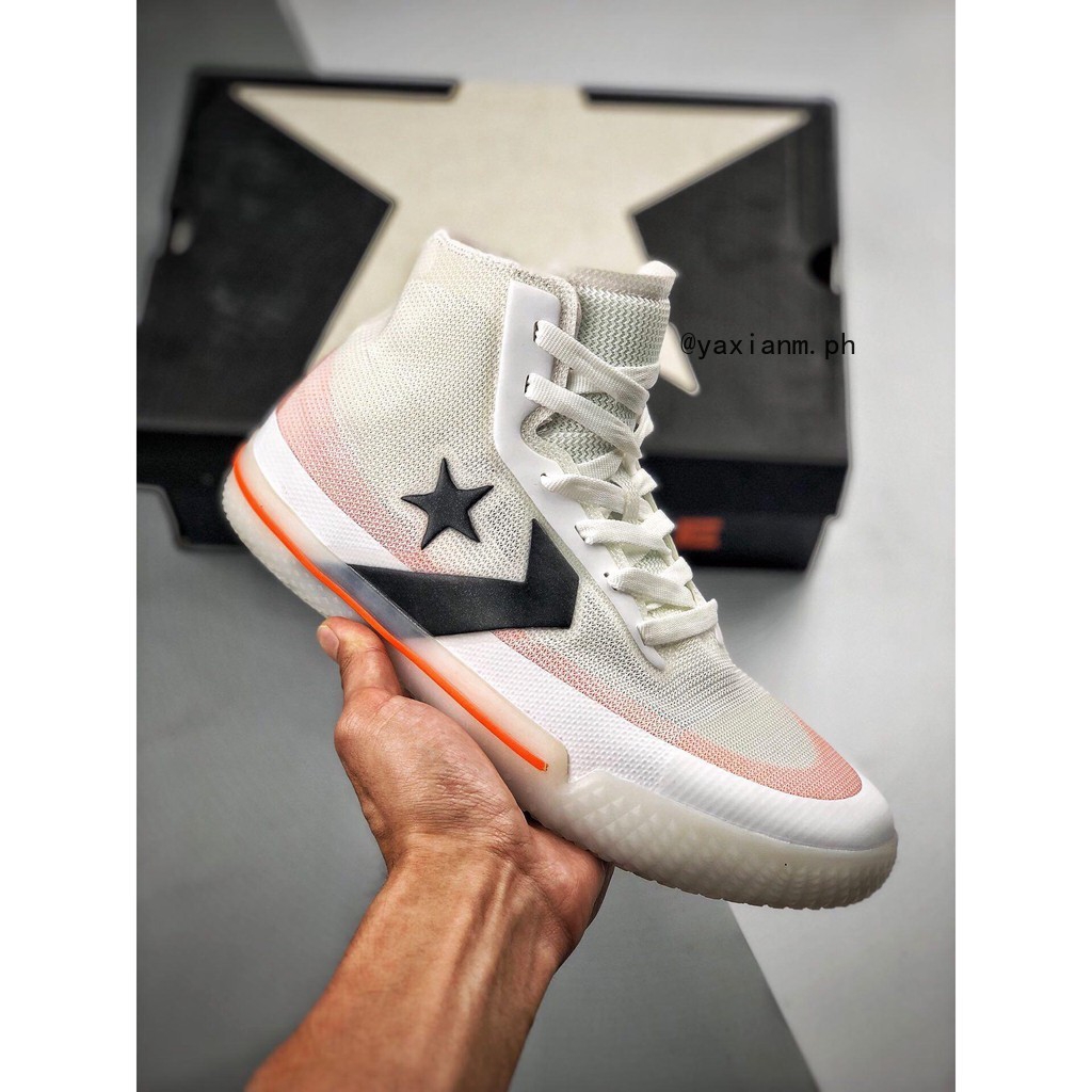 orange converse basketball shoes