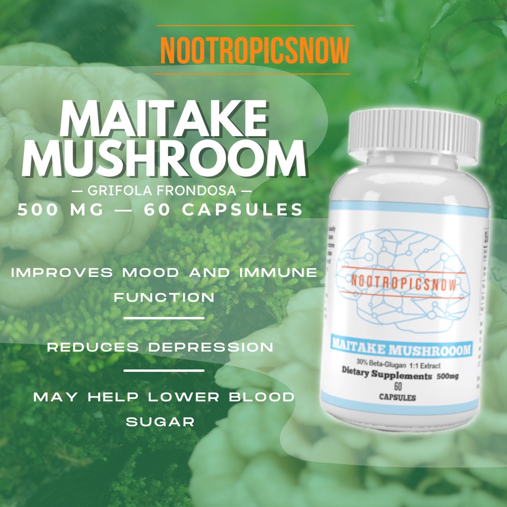 Carlyle Maitake Mushroom 1600mg Capsules