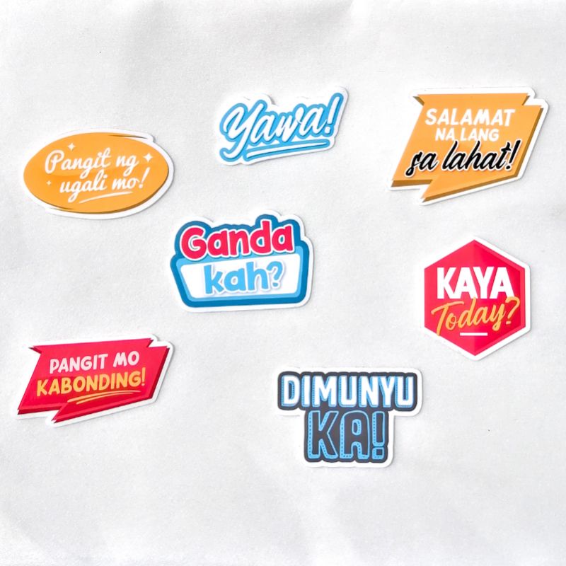 WHOLE STICKER PACK Everyday Dialogue Sticker Pack 2 ("BV!" Pack