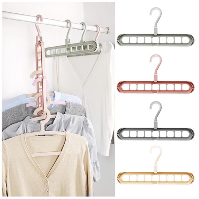 Plastic Storage Rack Clothes Hanger Multifunctional Drying Racks