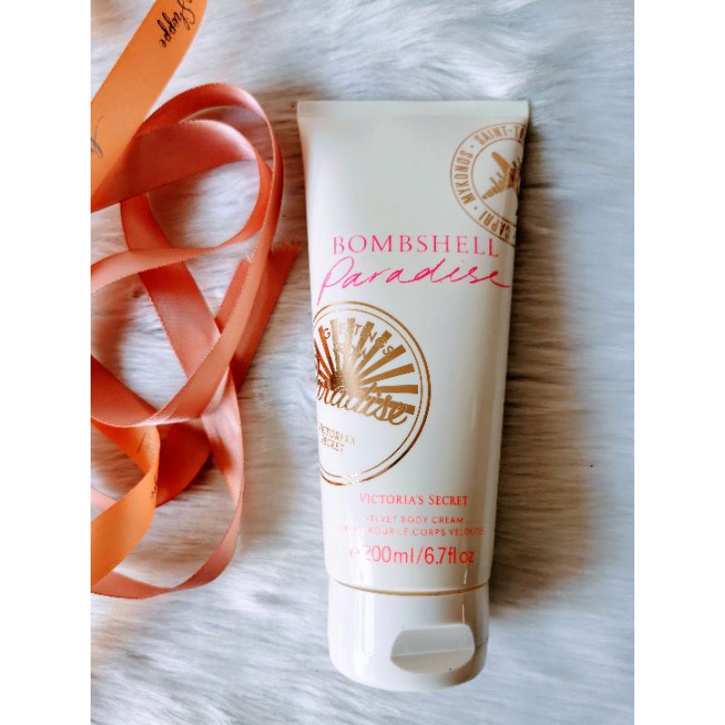 Victoria's Secret Velvet Body Cream Bombshell Paradise Shopee