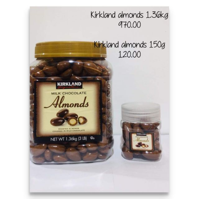 Kirkland almonds 1.36kg and 150g Shopee Philippines