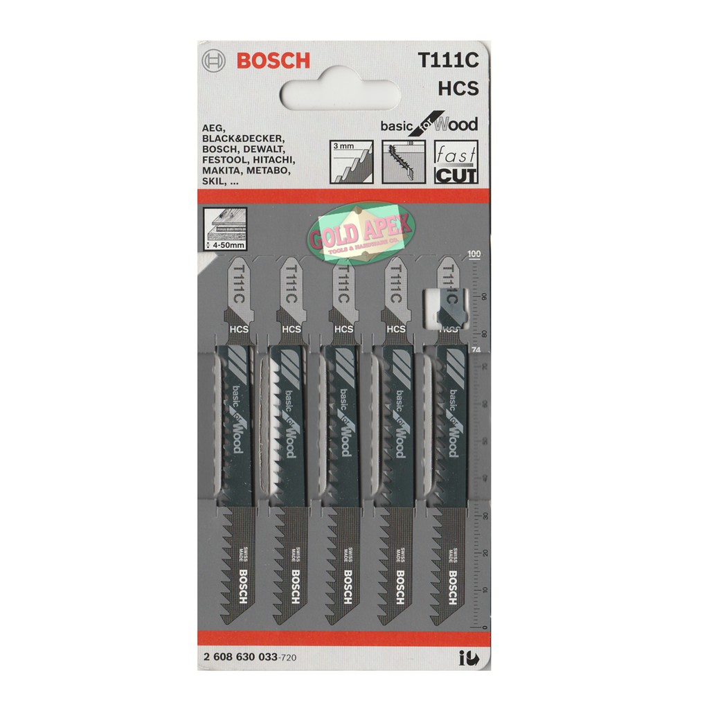 Bosch T111C Jigsaw Blade (TType Shank) Shopee Philippines
