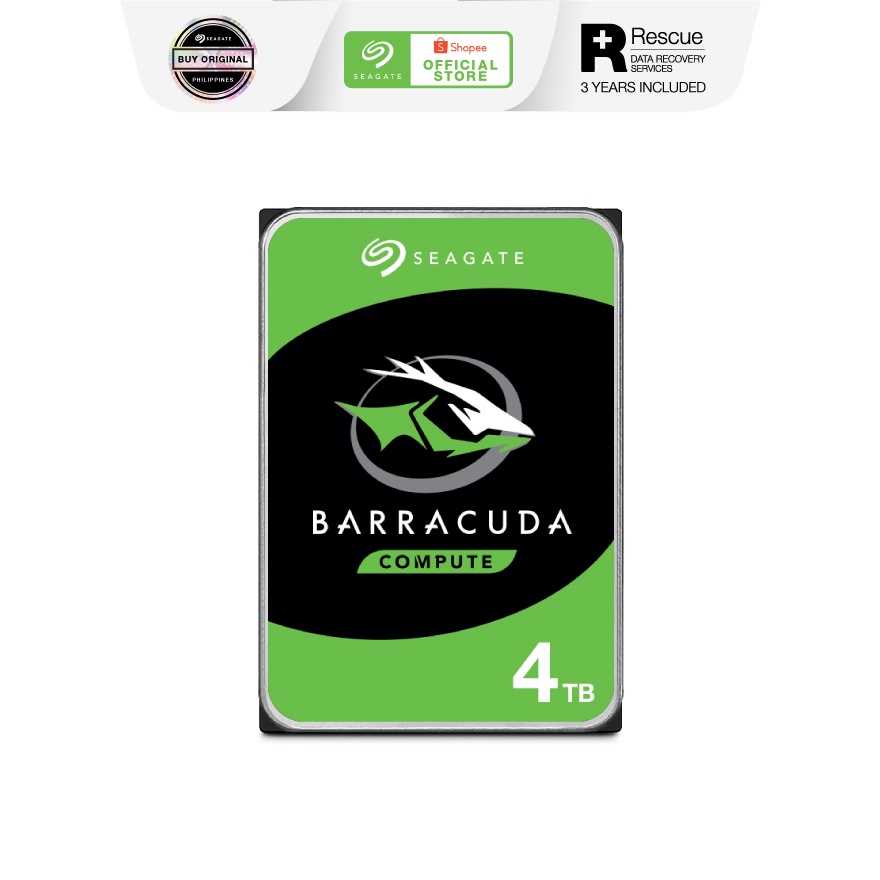 Seagate 4tb barracuda compute 3 5 sata 6gb s internal hard drive