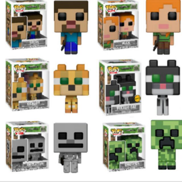 funko pop minecraft