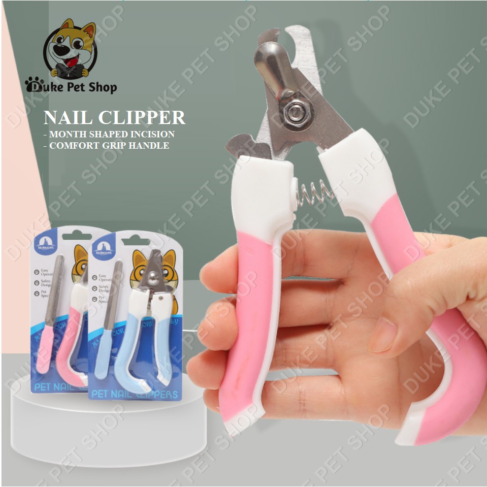 PET NAIL CLIPPER W/ NAIL FILE TOOL FOR DOGS&CATS NAIL CUTTER Shopee