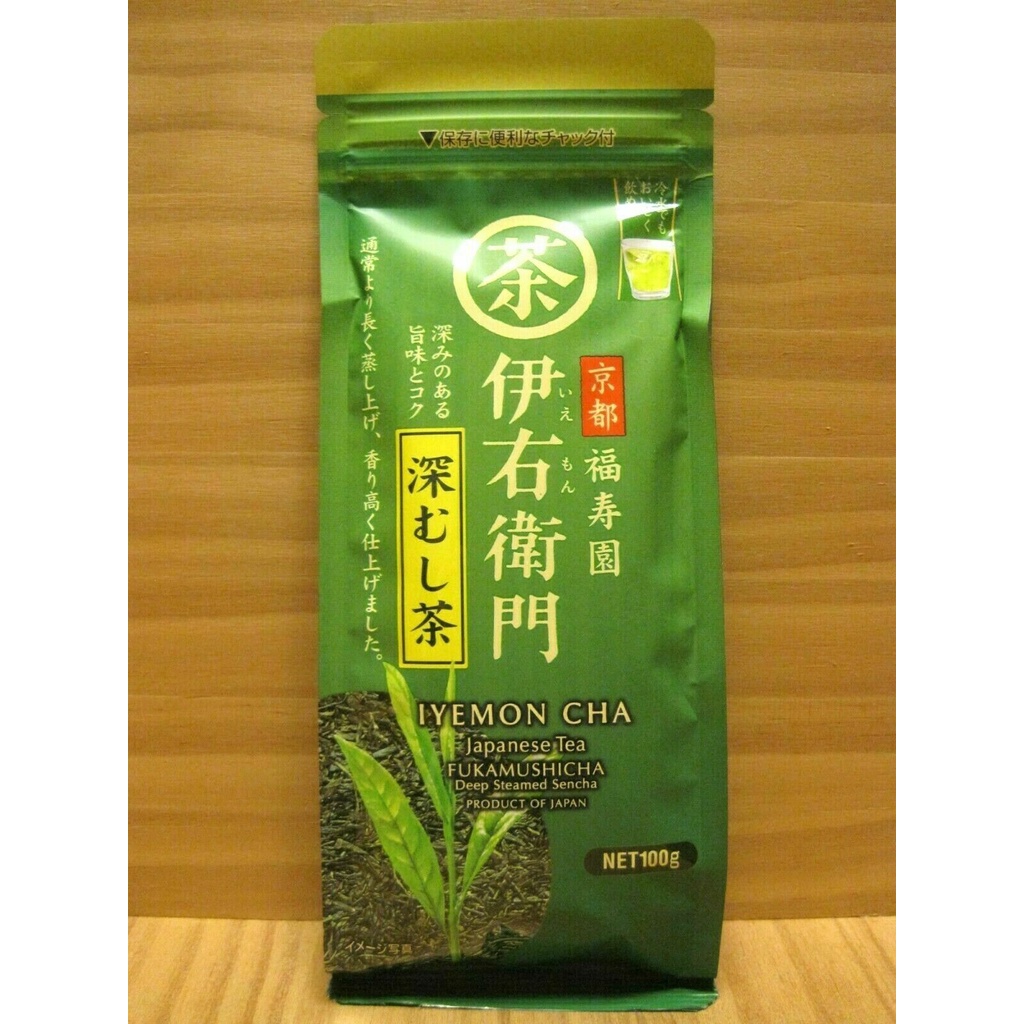 KYOTO FUKUJUEN IYEMON CHA Fukamushicha 100g, Japanese Green Tea