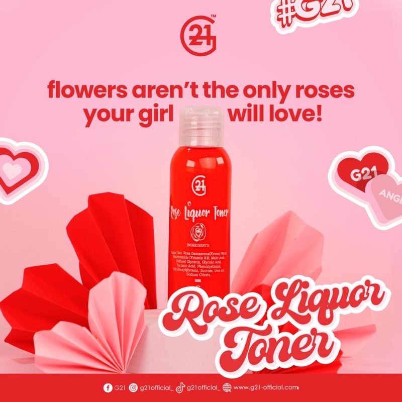 -G21 Rose Liqour Toner | Shopee Philippines