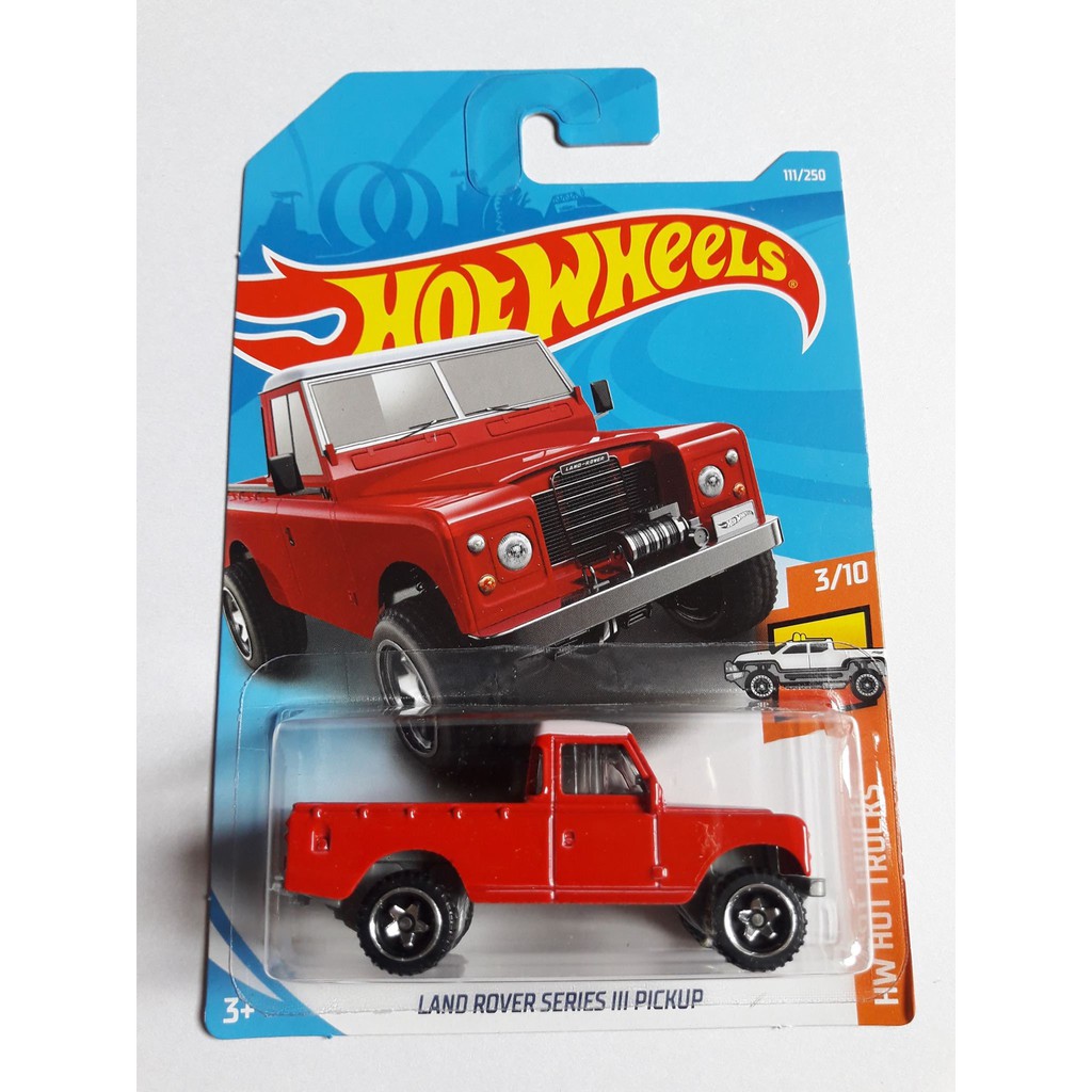 land rover series iii pickup hot wheels