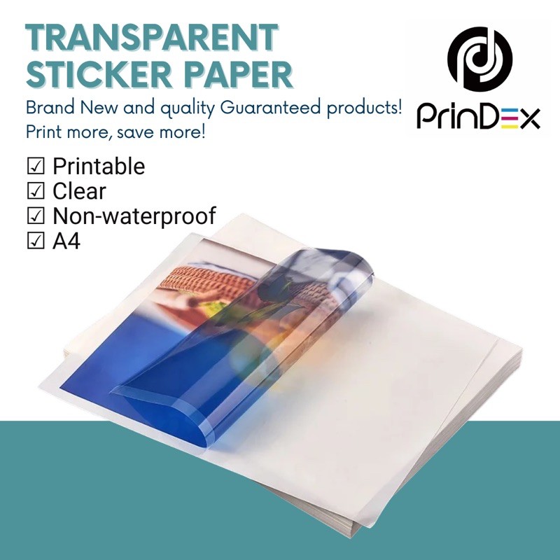 Printable Clear Sticker Paper Inkjet Printer