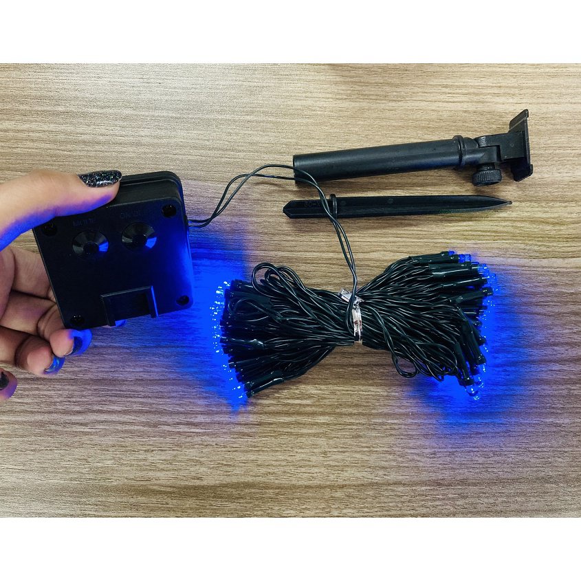 10M Solar 100L Led String Fairy Light Party Outdoor Christmas Decorate