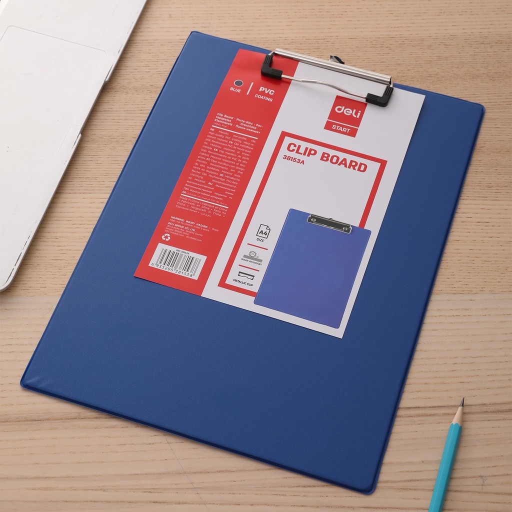 Deli 38153 File Organizer- A4 Clip Board (2PCS) [752438153P2] | Shopee Philippines