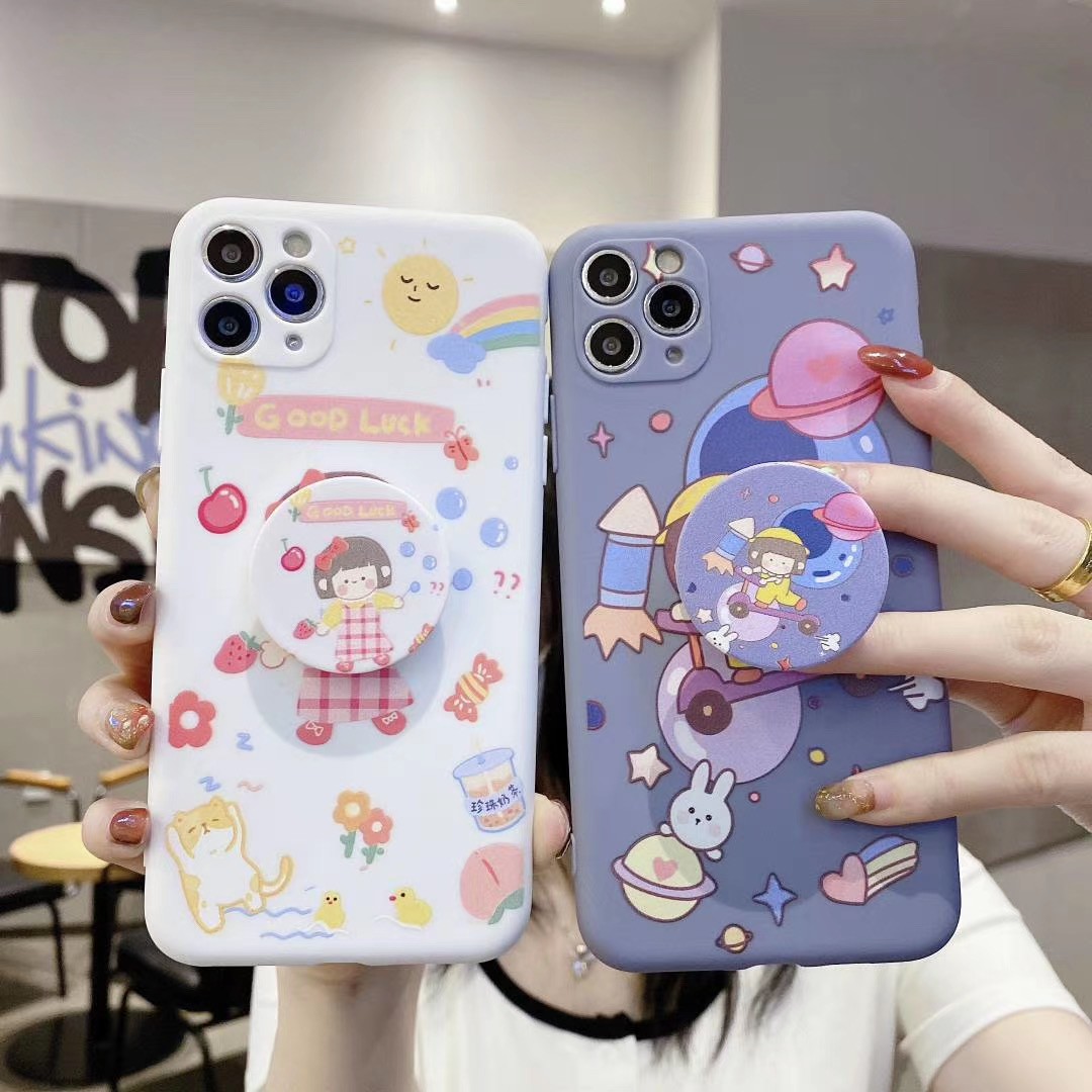 Iphone 11 11pro 11promax Xs Max Xr X Xs 6 7 8 Rocket Girl Soft Back Case With Popsocket Shopee Philippines