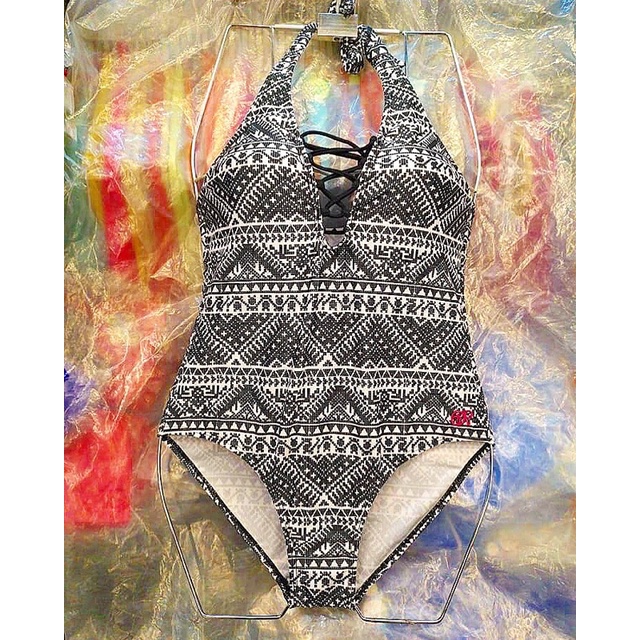 One piece Halter Swimsuit 1piece Bikini OP ocean Pacific Swimwear Criss ...