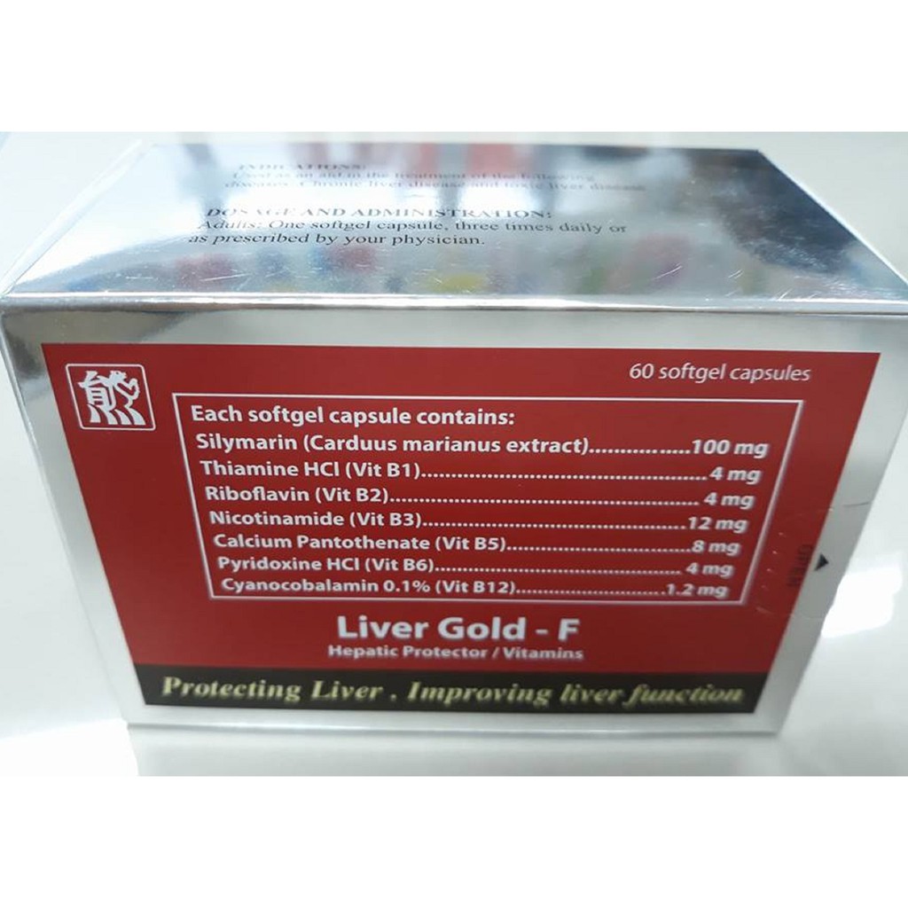 LIVER GOLD F Vitamins 60 Softgel Capsules Shopee Philippines