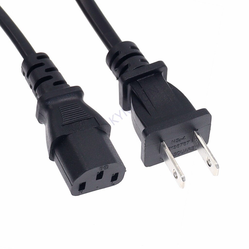 High Quality AC Power Supply Adapter Cord Cable Lead 3Prong for Laptop