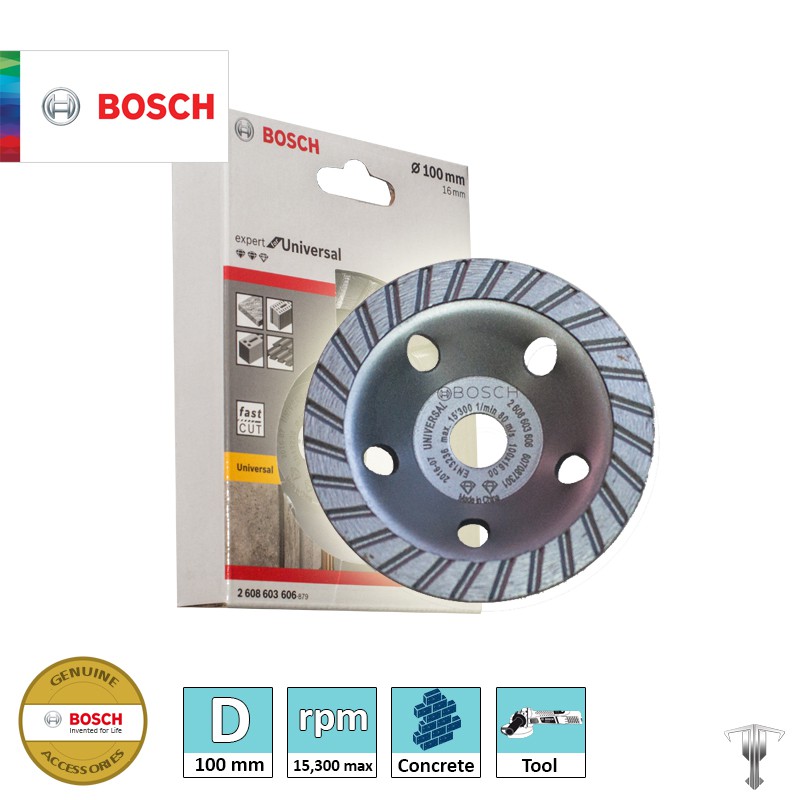 Bosch 2608603606 Diamond Cup Wheel 100 mm (4") Shopee Philippines