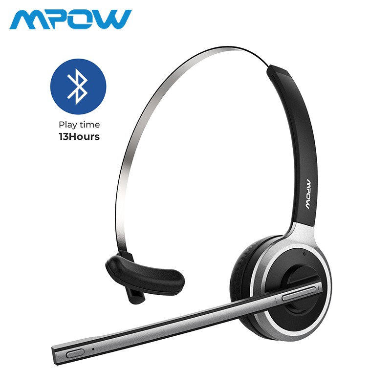 Mpow M5 Bluetooth 5.0 Headset Wireless Headphone Headset with Noise