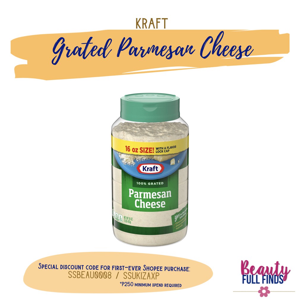 Kraft Grated Parmesan Cheese (453g) BEST BY FEB 2022 Shopee Philippines