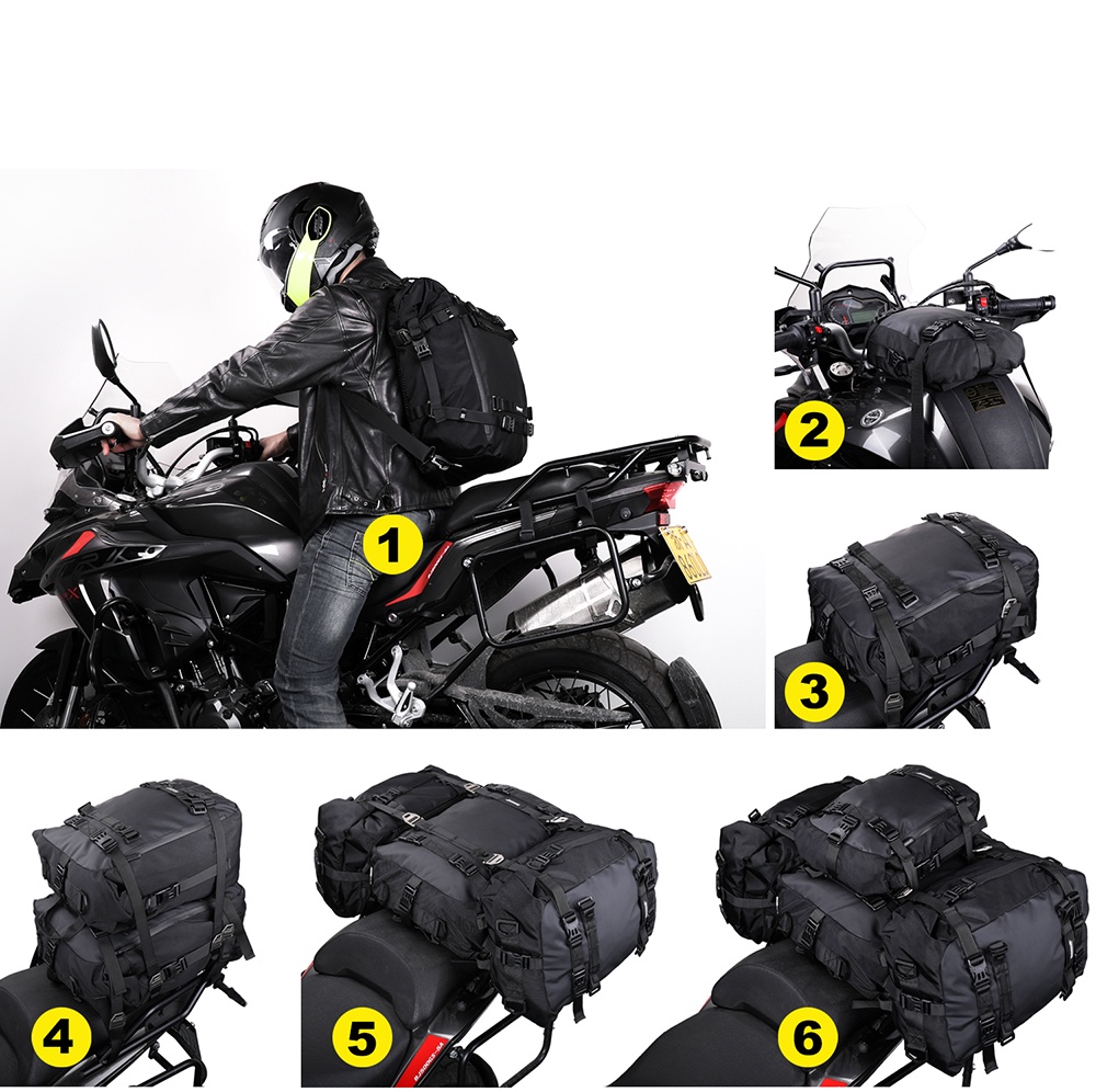 Rhinowalk MT21610/MT21620 Waterproof motorcycle bag saddle tail side