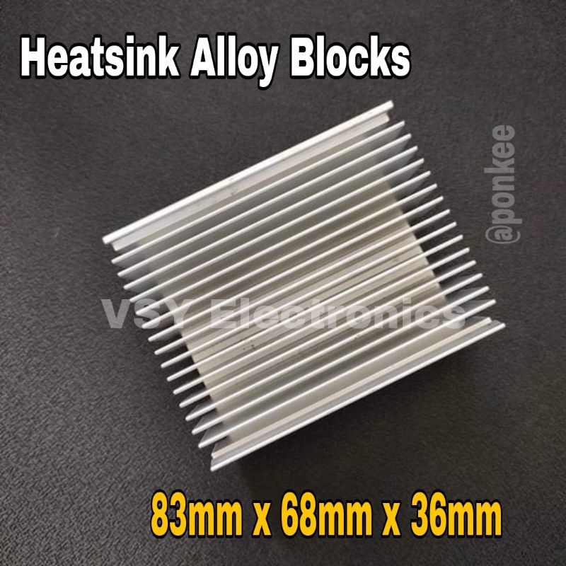 Heatsink Alloy Blocks Refurbish heat sink Base Dimension 83mm x 68mm x