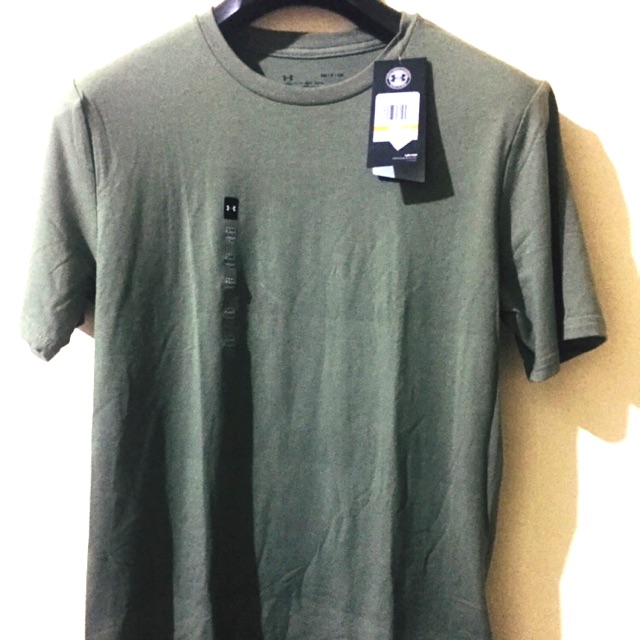 under armour olive green t shirt