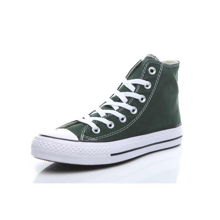 dark green converse shoes