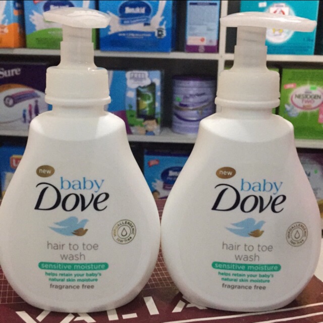 baby dove hair to toe wash