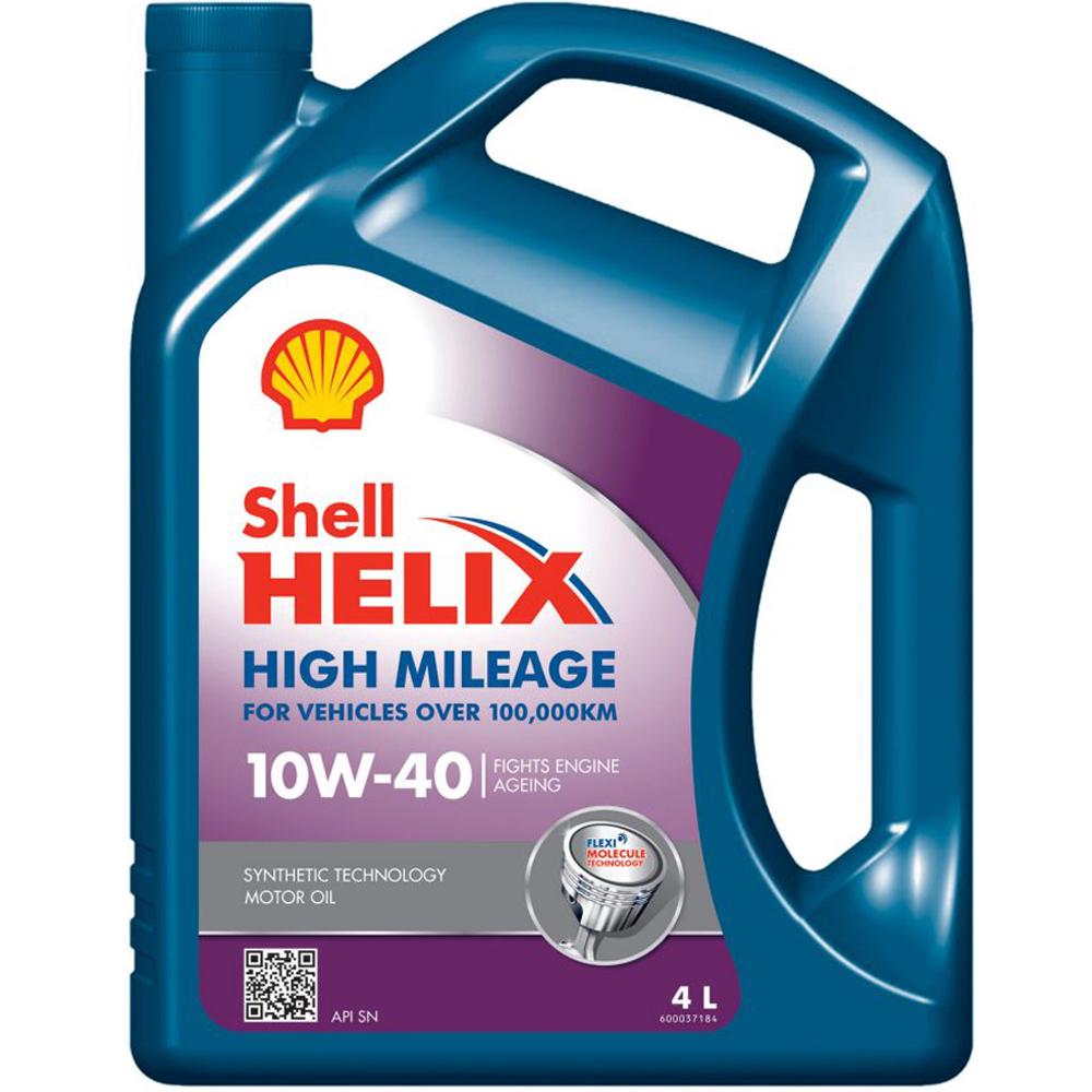Shell Helix High Mileage 10W-40 4Liters | Shopee Philippines