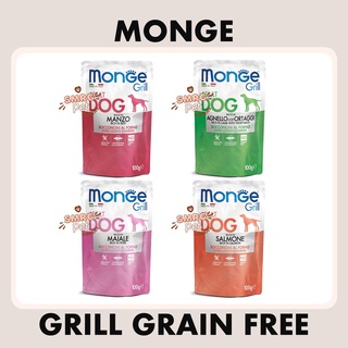 Monge Grill Grain Free Wet Dog Food Chunkies in Pouch 100g
