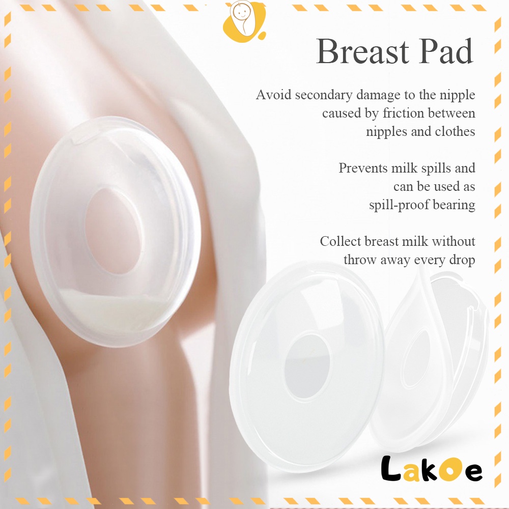 Lakoe Reusable Breast Shell Anti-overflow Milk Saver For Breastfeeding milk collector