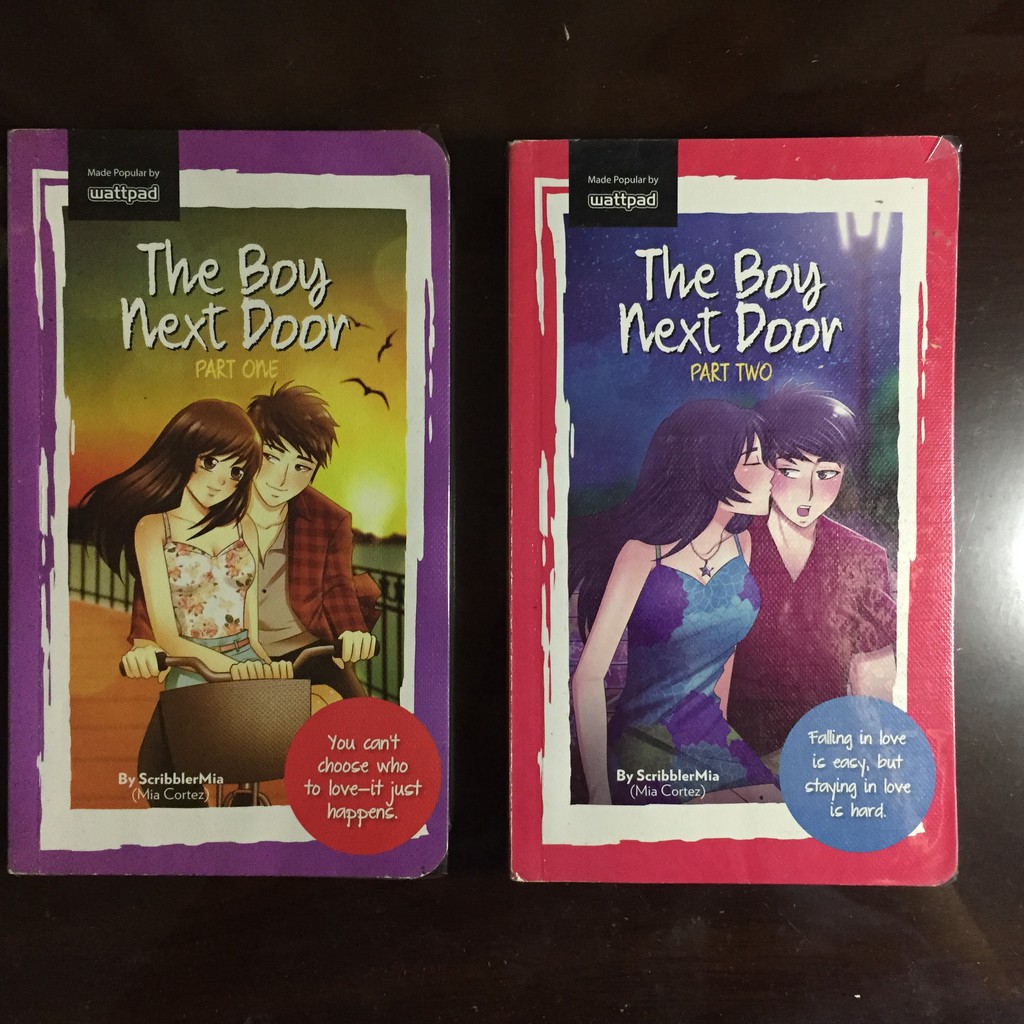 Wattpad Book Pop Fiction The Boy Next Door Part 1 And 2