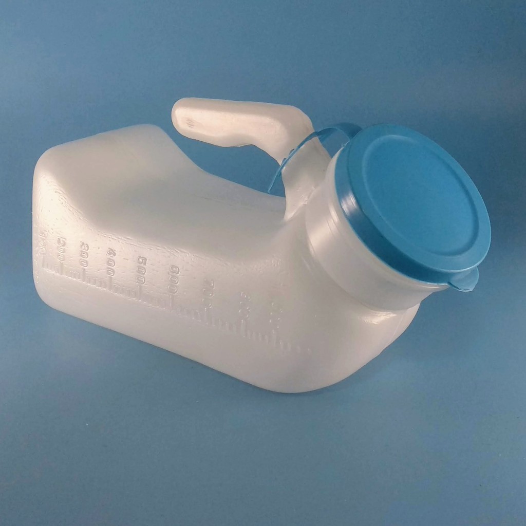 Male Urinal with Handle for travel or traffic 1000ml (1Liter) Portable