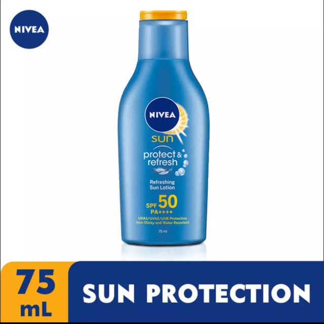 erectie injecteren rijstwijn nivea sun protect and refresh lotion spf50 75 ml 100% original , no to fake  products | Shopee Philippines