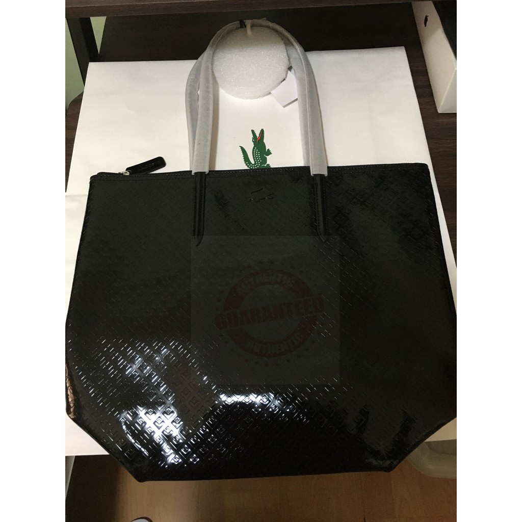 lacoste concept vertical tote bag