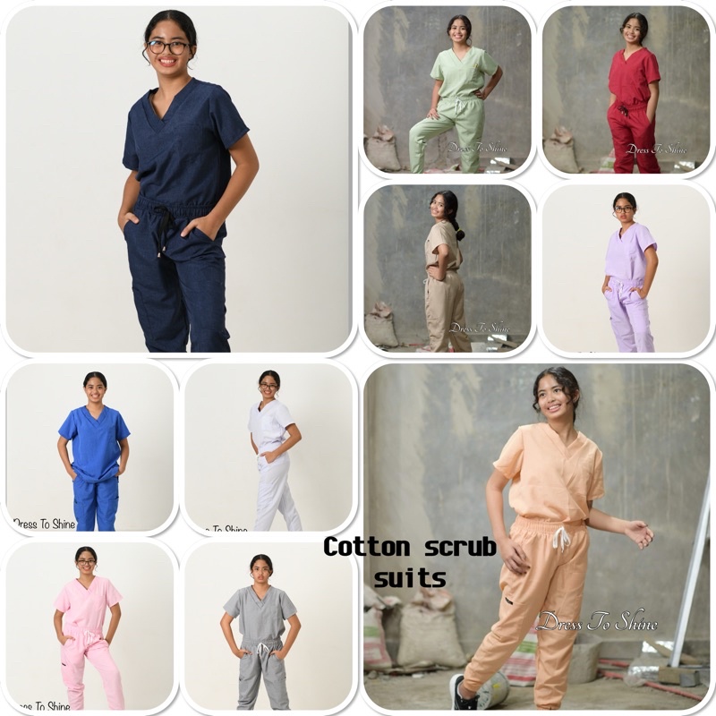 Scrubsuit cotton scrub suit jogger pants #3