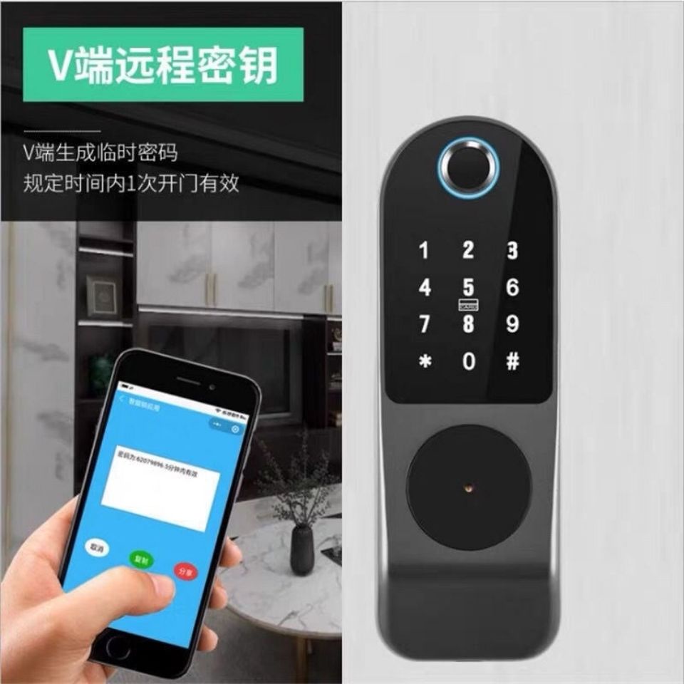 Double Fingerprint Password Gate Lock Wiring Free RemoteControl Lock