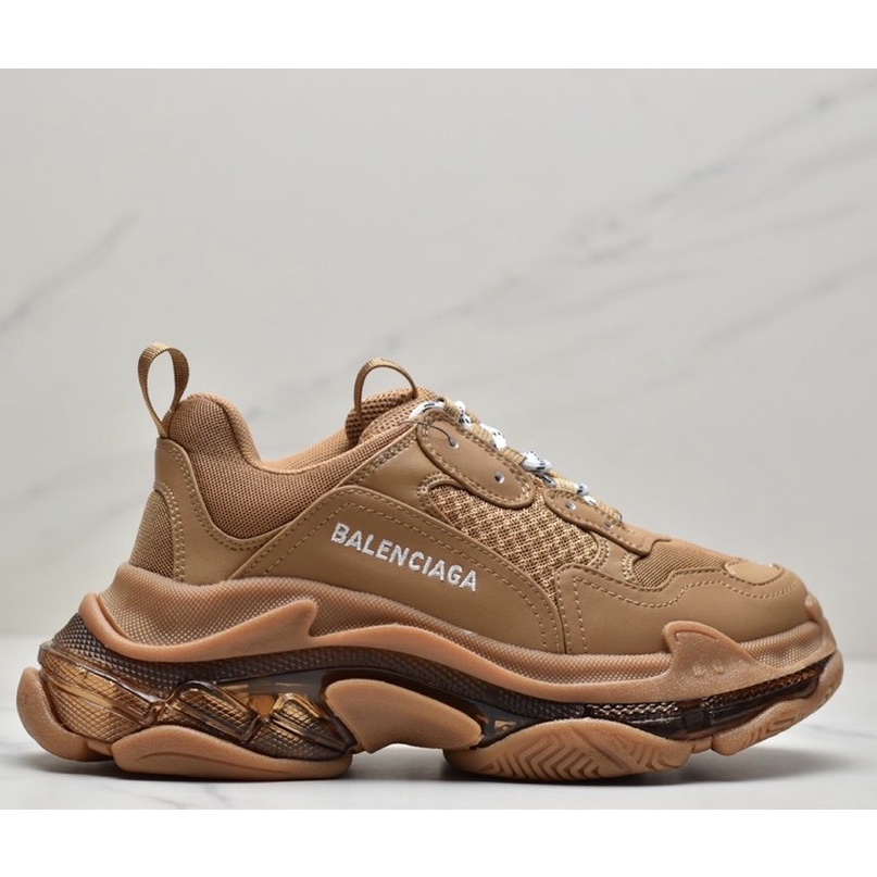 Brown best sale balenciaga shoes