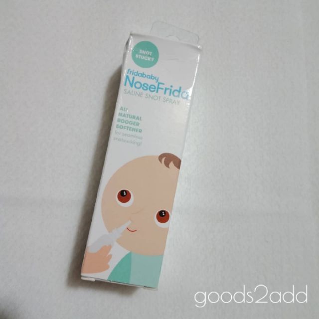 fridababy nosefrida saline snot spray