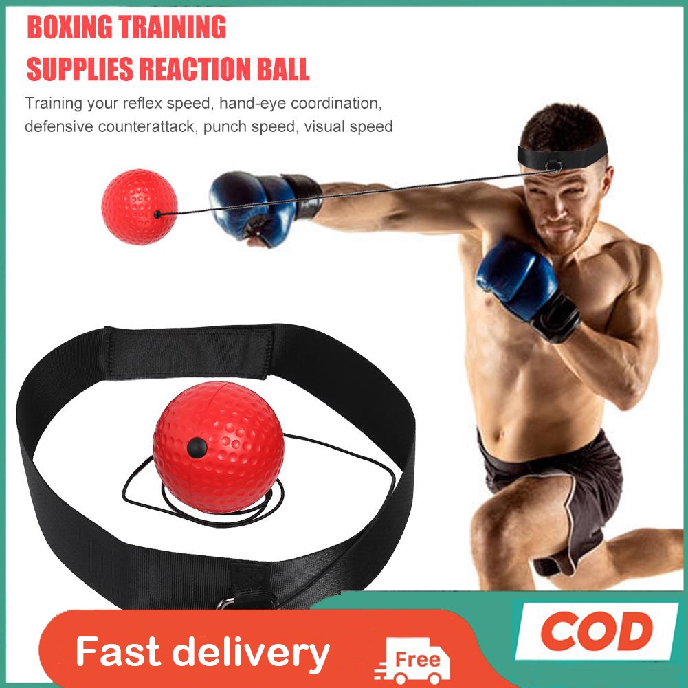 Elastic Head Ball for Boxing Training Best for Hand Eye Coordination Softer Than a Tennis Ball for Adults and Kids Makes A Great Gift. Portable and Lightweight for Training Anywhere