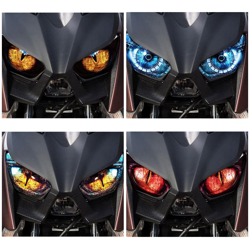 ★Motorcycle Accessories Headlight Protection Sticker Headlight Sticker