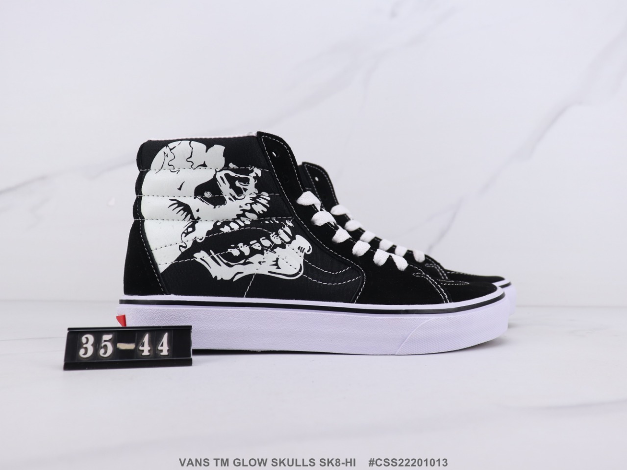 vans high top skulls