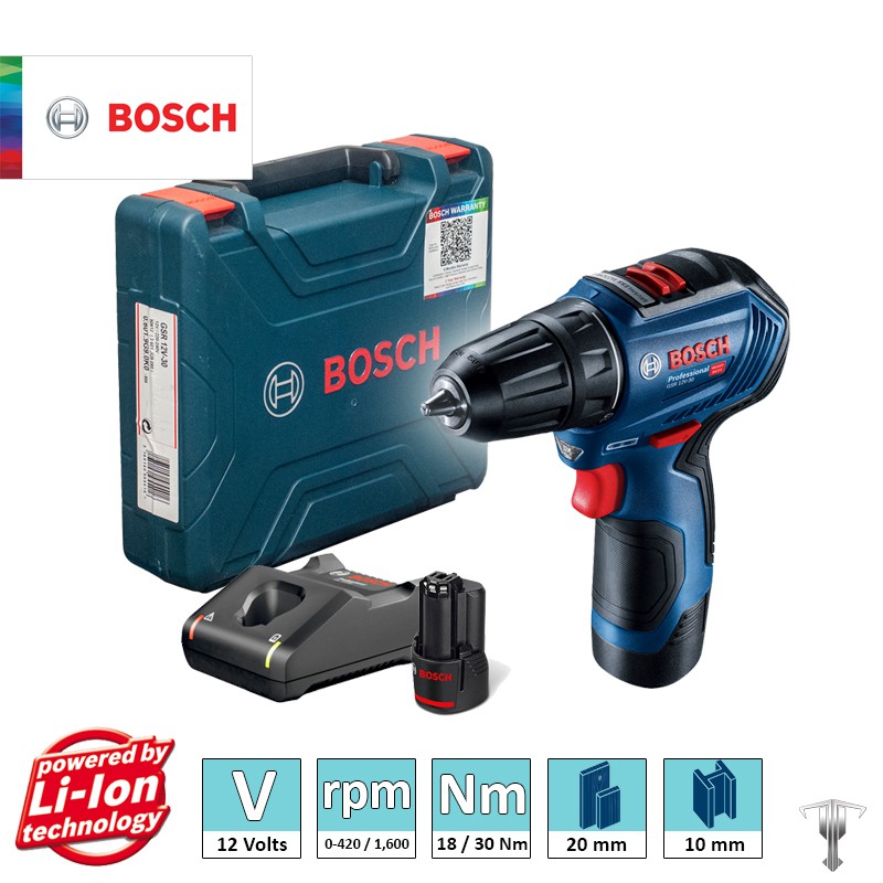 Bosch GSR 12V30 Professional 12 V Brushless Cordless Drill / Driver