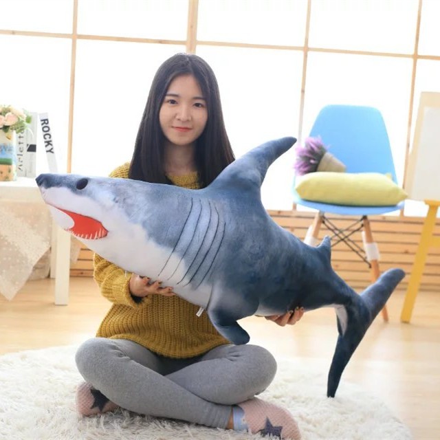 big shark pillow