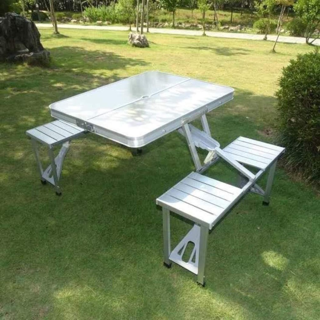 Aluminum Alloy Folding Table And Chair 